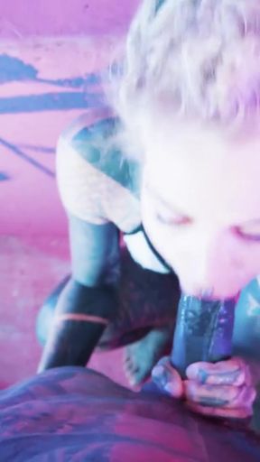 Dreadhead tattoo PORNSTAR ANAL fucked after dildo masturbation   Clip 1