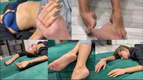 Hands and Feet (toes) of the real doll (custom video) part 2
