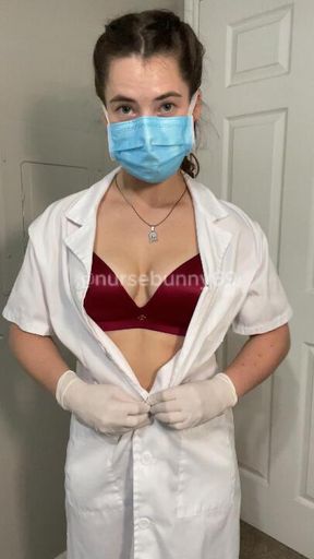 Lab Coat Strip Tease