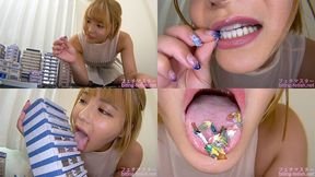 Sara Tsukihi - Giantess Cute girl Sara&#039;s innocent destruction of the city part1 - MOV 1080p