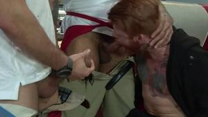 RagingStallion: Three Horny Workers Get It On