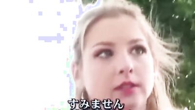 Blonde Pornstar Sunny Lane Picks up & Fucks Asian Cock!