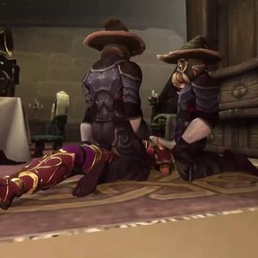 Cultists Ceremonial Foursome Gangbang - Warcraft Hentai Parody