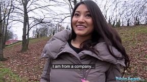 Public Agent Christina Miller Tied Down and Fucked in the Forest