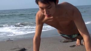 GayAsianNetwork - Cute Leo Ota stretching