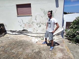 ITALIAN DIALOGUES - The HOUSE PAINTER puts the finishing touches on my PUSSY