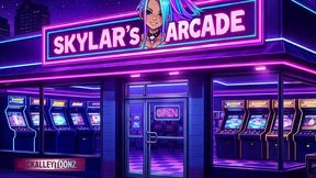 skylar s big butt sexy adult arcade - video games and all night sex