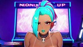 skylar s big butt sexy adult arcade - video games and all night sex