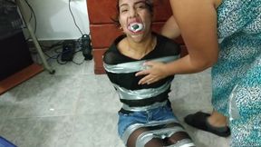 She Begged the Babysitter to Be Tied up and Gagged Again and Again!