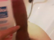 Ma bite sous la douche