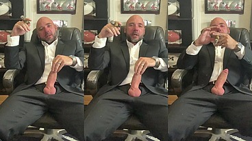 Jason Collins Suit JOI While Smoking a Cigar!