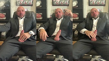 Jason Collins Suit JOI While Smoking a Cigar!