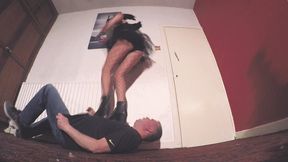 Jumping Stomping & Trampling Sophie FLOOR CAM