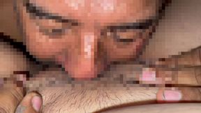 I let my horny stepdad give me the best oral sex in my pussy and makes me have a very rich and pleasurable orgasm