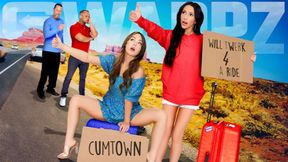 Swap - Stepdaughters Hime Marie & Lilly Bell Hitchhike With Step Dads