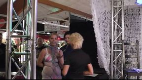 Mistress Lena King - Public Bondage Walk for the sexy Guest - Full Clip mp4