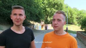 Outdoors with Two Twinks ~ A Steamy POV Threesome - XXX Gay