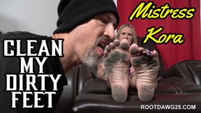 Clean My Dirty Feet - Kora Bell 1080p MP4