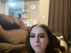 Busty amateur brunette pov fucked