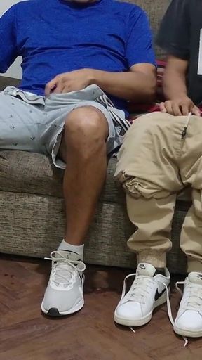 Iconic moment from &quot;Threesome with my stepfather and stepbrother&quot;