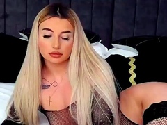 Hot Blonde Babe Solo Masturbation