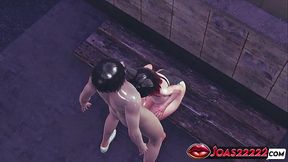 Big Tits Catgirl With Kitty Ears &ndash_ Bondage Blowjob, Titjob Massage and Cum Explosion 3D Hentai