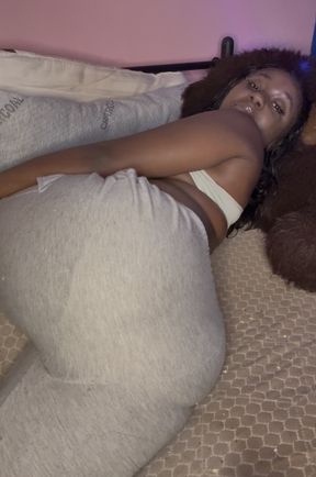 Masturbating