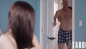 Stepdad's Aggressive Nightly Fucks with Petite Jojo's Big Tits and Ass