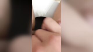 Pee while I masturbate and squirting at the end
