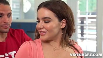 Step Mom Seduces her Step Son with her HUGE Tits