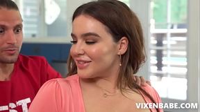 Step Mom Seduces her Step Son with her HUGE Tits