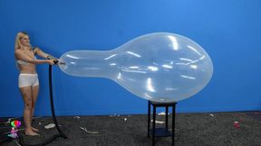 Harley Machine Pops 7 Huge Balloons FULL Video 4K (3840x2160)