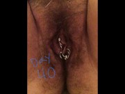 100 Days of Growing Bush Muff Mature MILF BBW Pierced