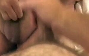 Fat Old Bear Grandpa and Young Cub Cum Together