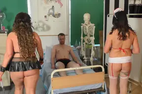 2 Sexy Nurses hae a Special Cure