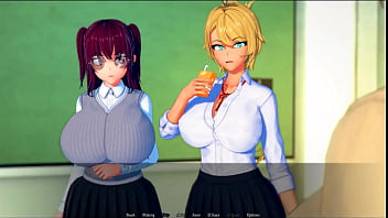 Futa&#039_s World of NTR [ FUTANARI HENTAI game PornPlay ] Ep.3 Library rough fuck !