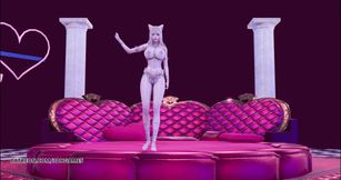 Anitta - Paradinha Ahri Kda sexy erotic dance normal camera