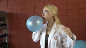 Sandra Blows an Assortment of Balloons (MP4 - 720p)