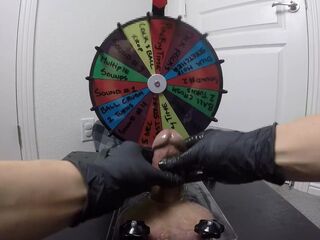 Wheel Of Misfortune # 7 - Flattened Balls - Urethral Insertions - CBT