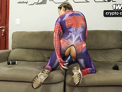 xxx-porn GETS A ANAL MASTURBATION TOY WITH A DILDO