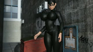 The heist (catwoman giantess growth)
