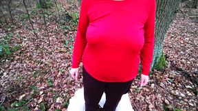 Tits slap in autumn