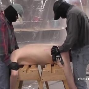 Spannking session for dady ans 2 masters