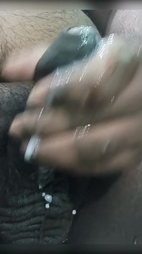 Beautiful more cum coming out I'm happy