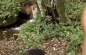 Passionate sex in the forest