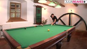 Sarah lets herself be fucked hard on the pool table