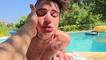 Poolside fuck when we up from the party