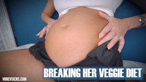 Breaking Her Veggie Diet! Ft Nikki Brooks - HD MP4 1080p Format