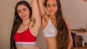 ”NAUGHTYNATURAL - Long Hair Lesbian Tease XXX”