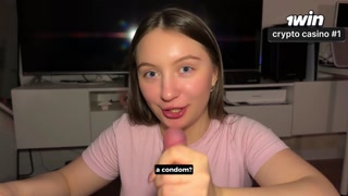 POV: Step Sis Is Scared of Getting Pregnant – Makes Me Wear a Condom